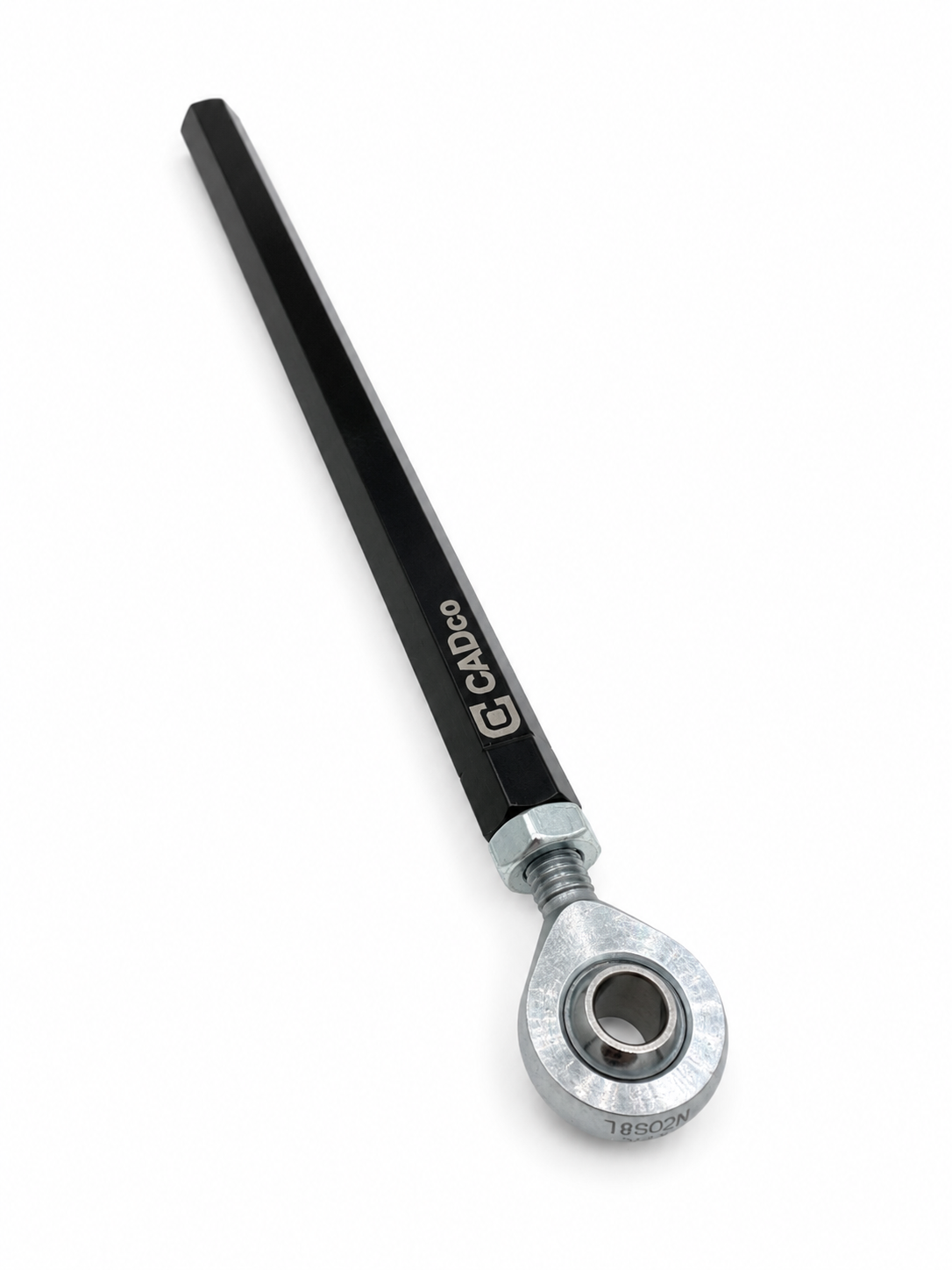 Black Hex Steering Arm with Rose Joints