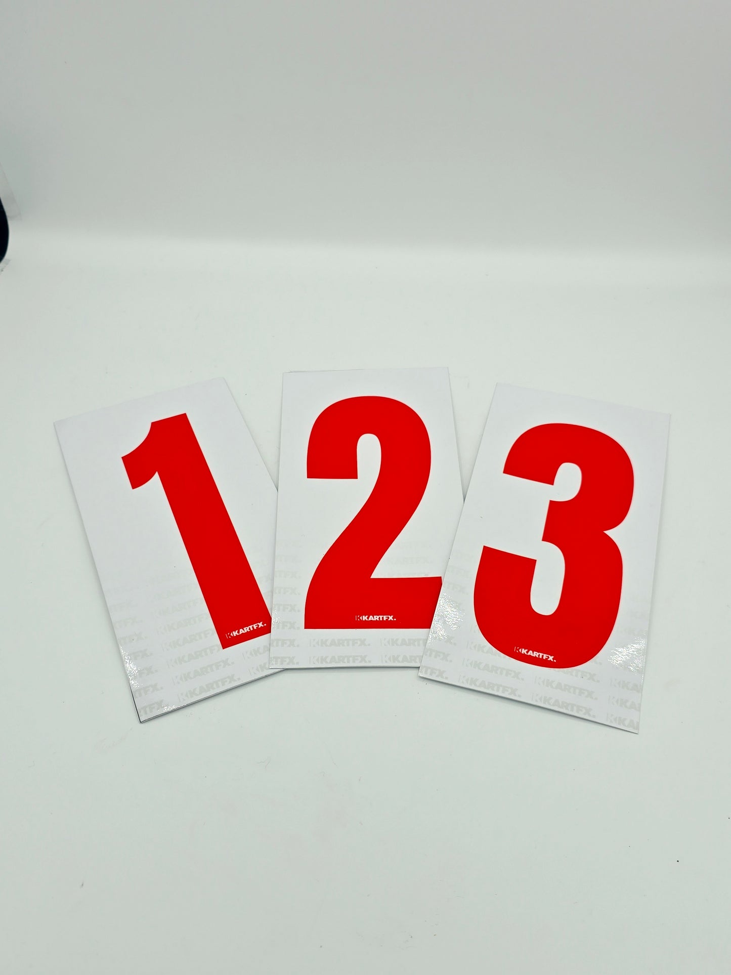 Kart Number Stickers