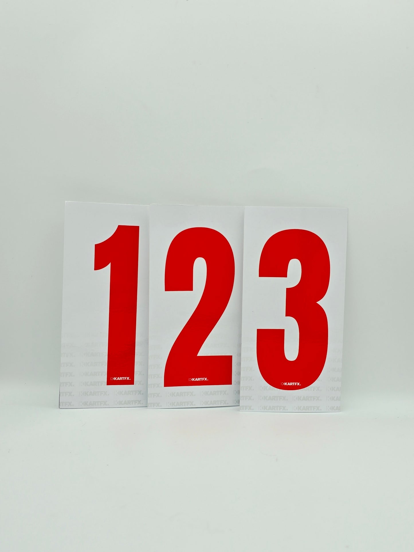 Kart Number Stickers