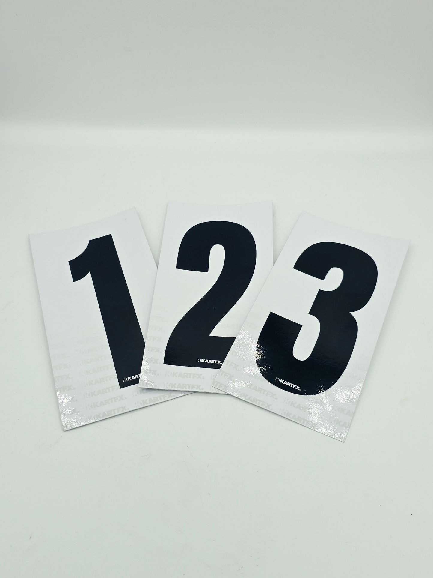 Kart Number Stickers