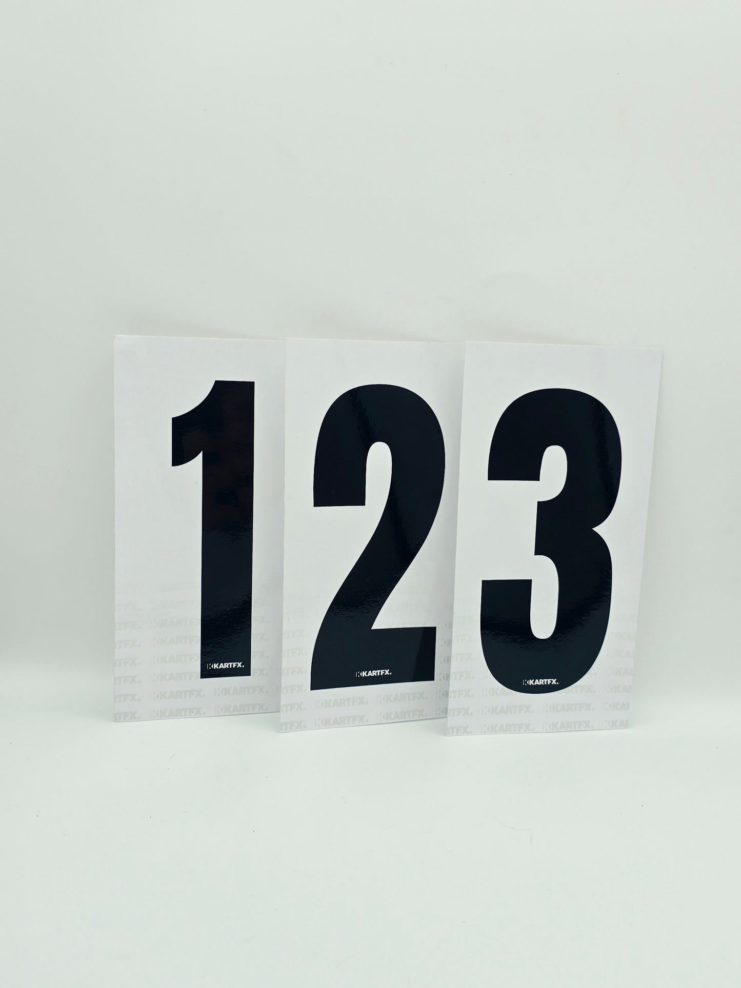 Kart Number Stickers