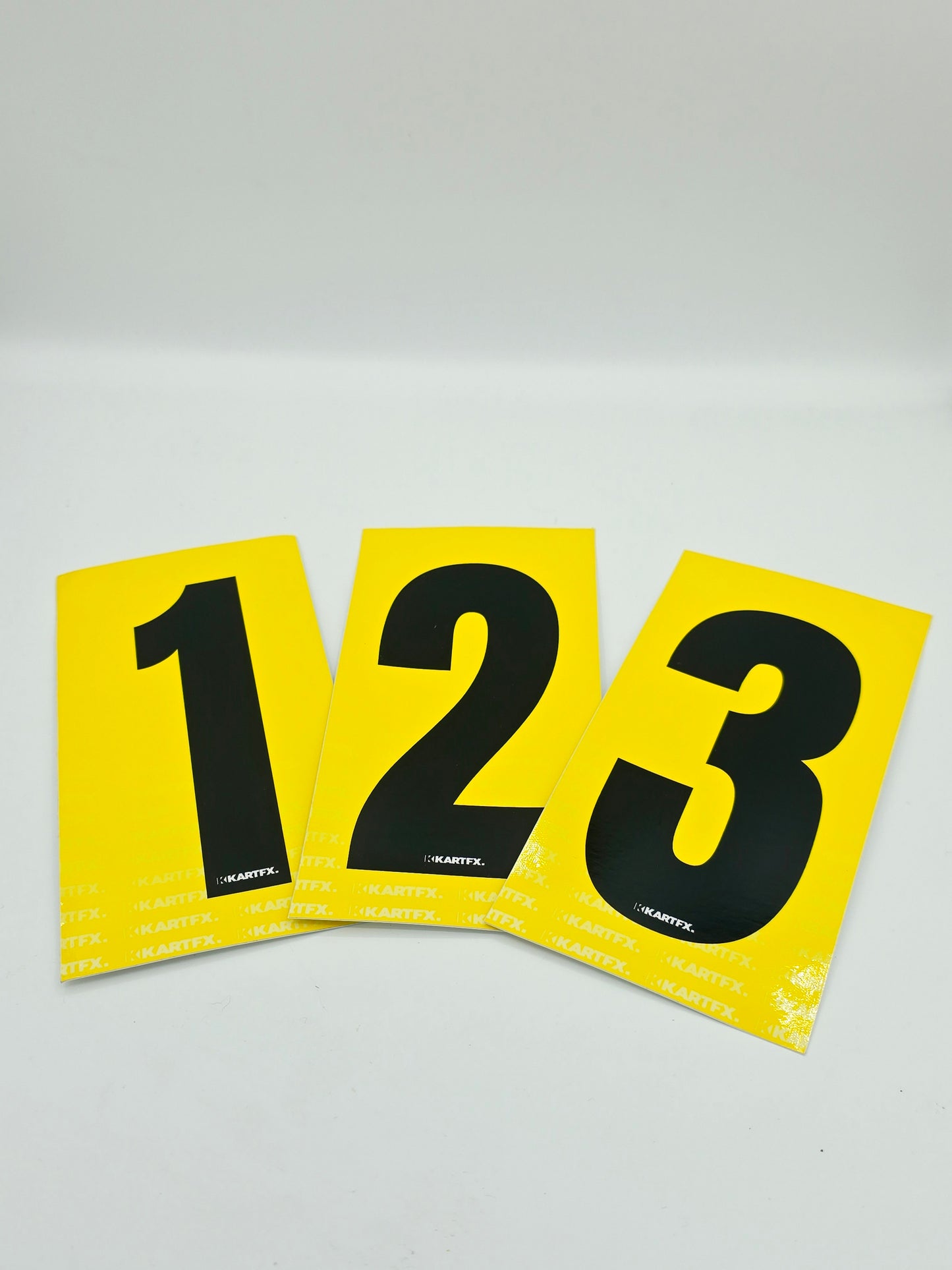 Kart Number Stickers