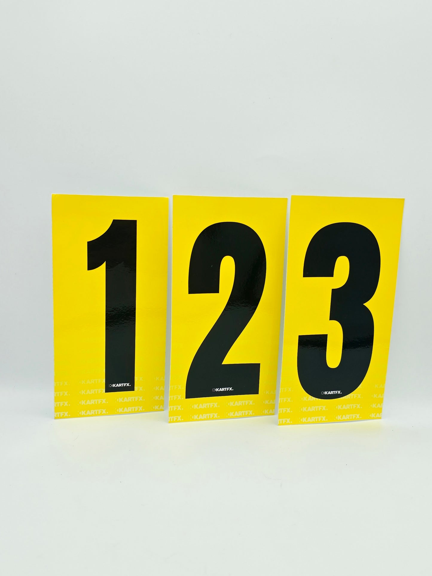 Kart Number Stickers