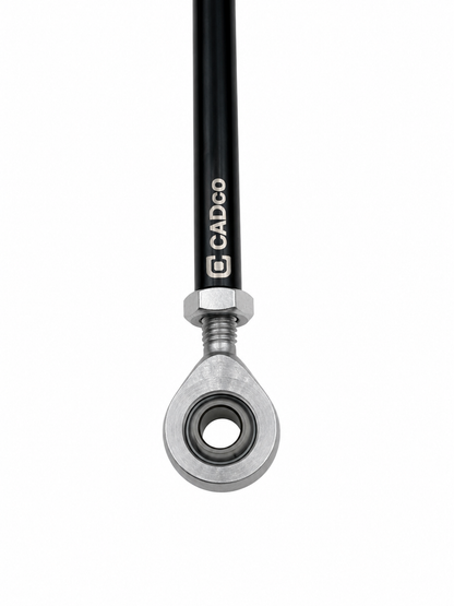 Round Black Steering Arm with Rose Joints